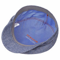Belfast Silk Flat Cap, Blue-Hatte og Caps-Stetson-Motorious Copenhagen