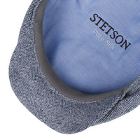 Belfast Silk Flat Cap, Blue-Hatte og Caps-Stetson-Motorious Copenhagen