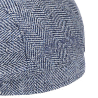 Belfast Silk Flat Cap, Blue-Hatte og Caps-Stetson-Motorious Copenhagen