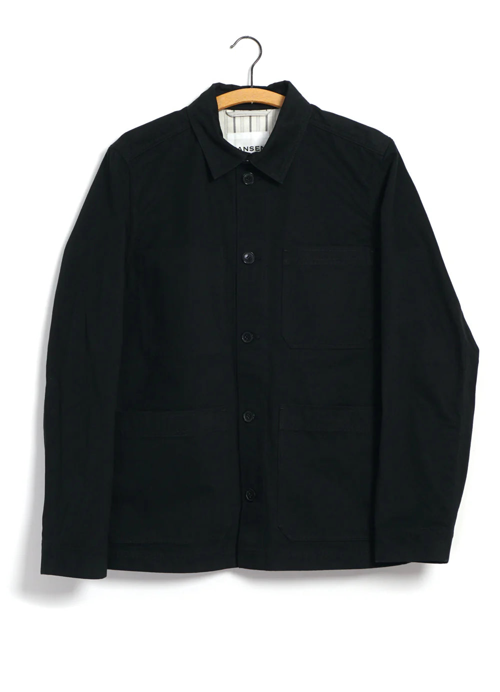 Bendik, Workwear jacket, Black 2-Blazere-Hansen Garments-Motorious Copenhagen