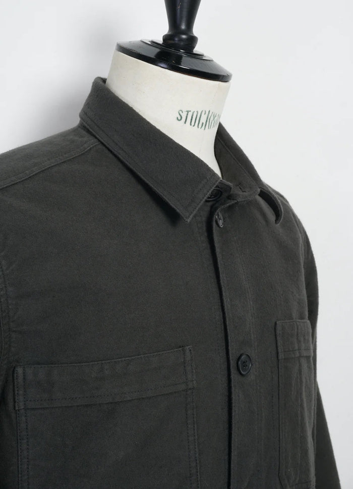 Bertram, Refined work jacket, Grey-Blazere-Hansen Garments-Motorious Copenhagen