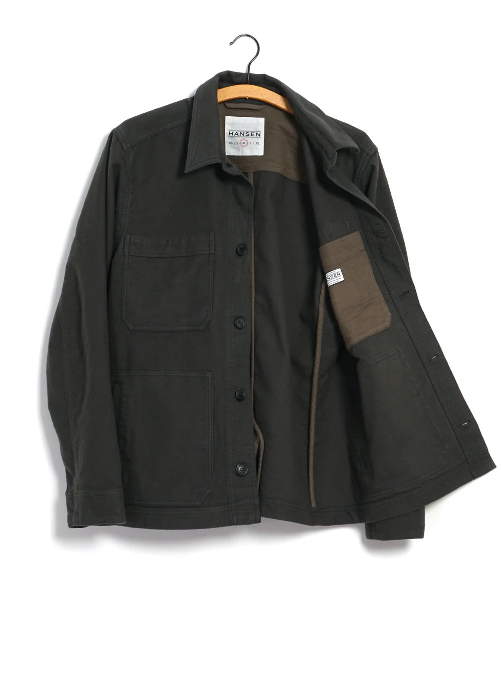 Bertram, Refined work jacket, Grey-Blazere-Hansen Garments-Motorious Copenhagen