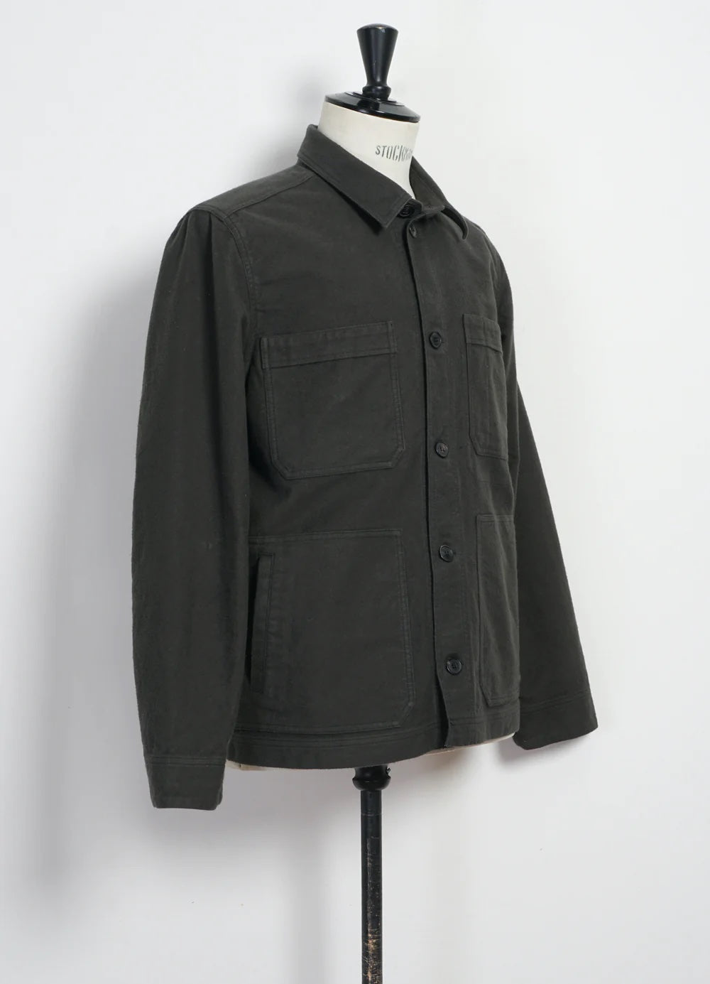 Bertram, Refined work jacket, Grey-Blazere-Hansen Garments-Motorious Copenhagen