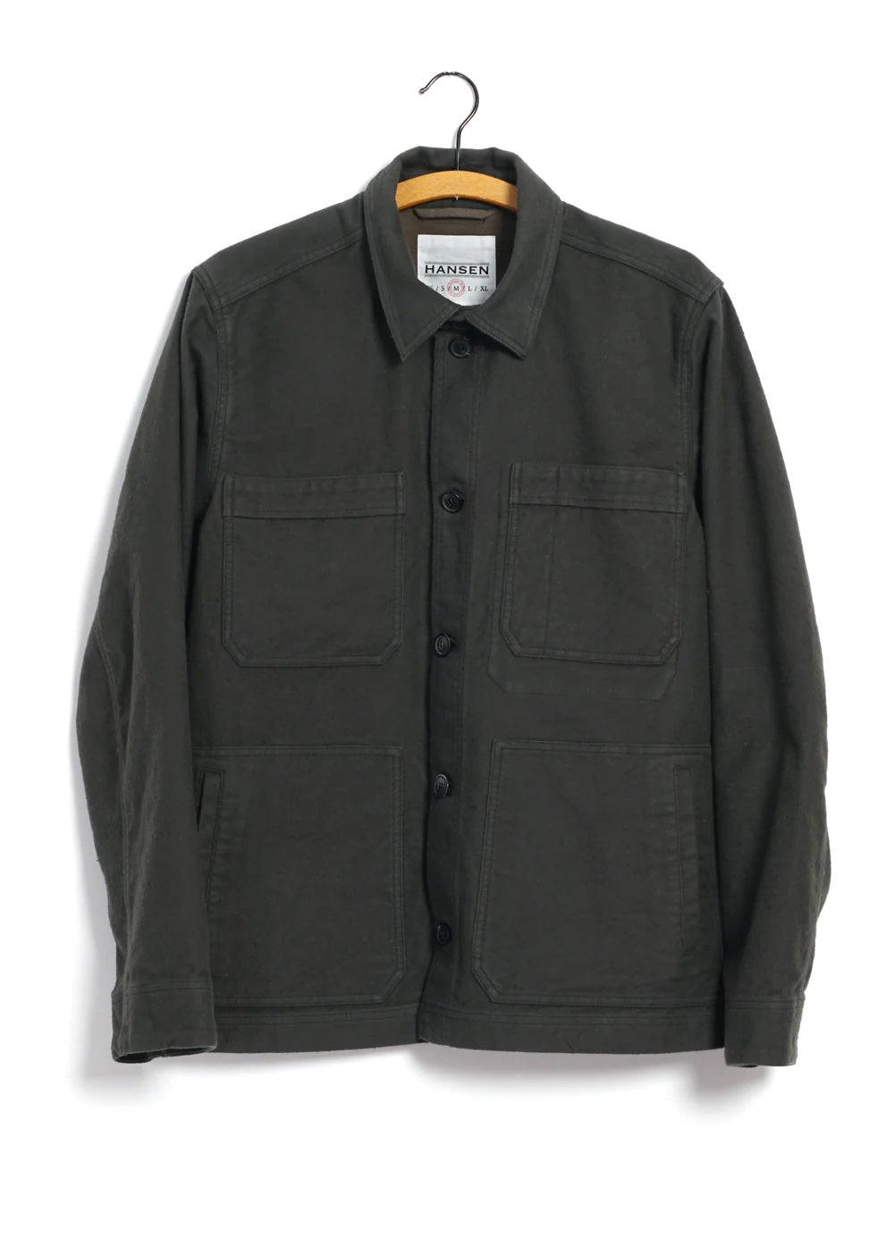 Bertram, Refined work jacket, Grey-Blazere-Hansen Garments-Motorious Copenhagen