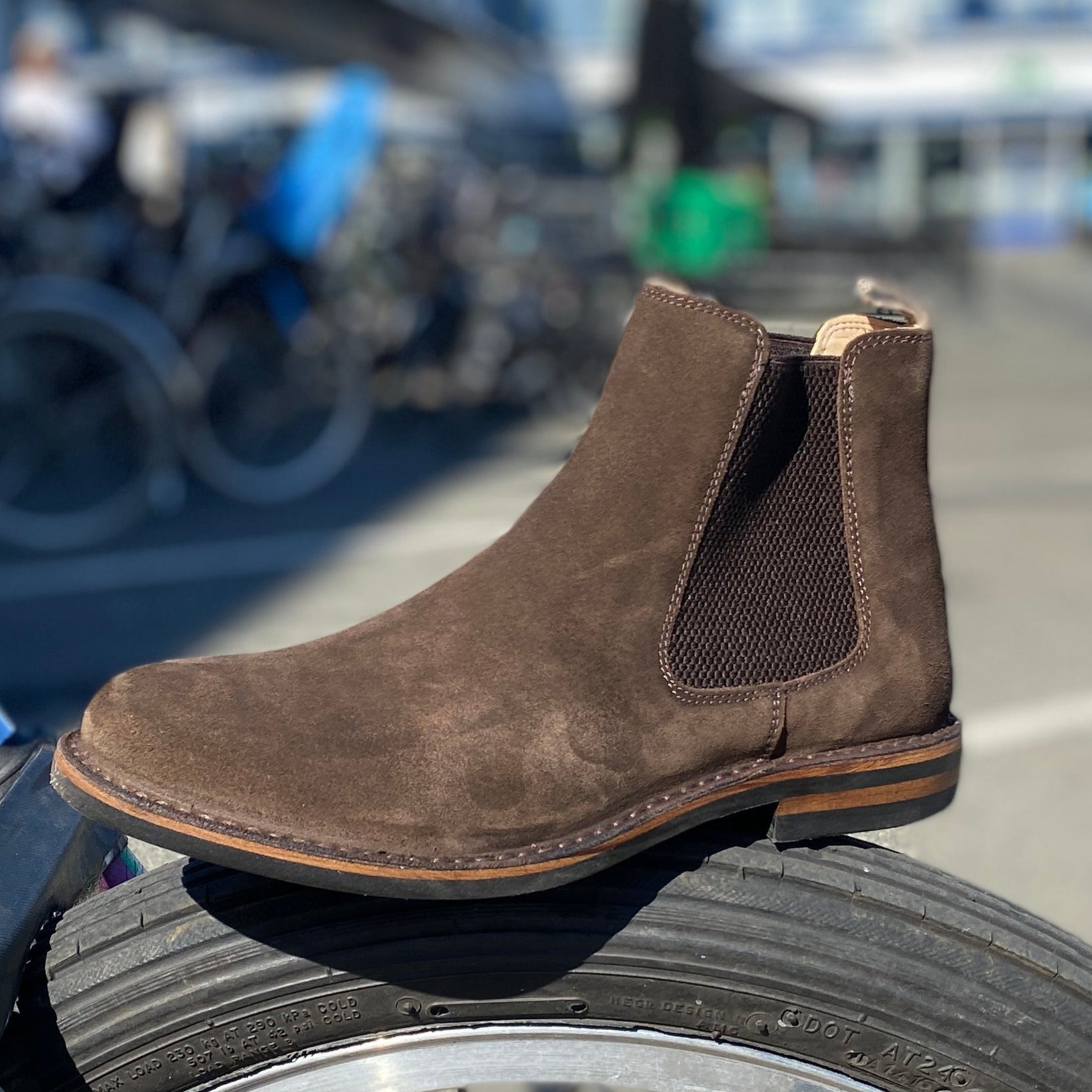 Bitflex Chelsea Boot, Dark Chestnut-Sko og støvler-Astorflex-Motorious Copenhagen