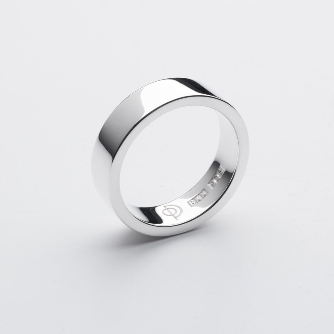 Blank Ring, Large, Silver-Ringe og Halskæder-O.P. Jewellery-Motorious Copenhagen
