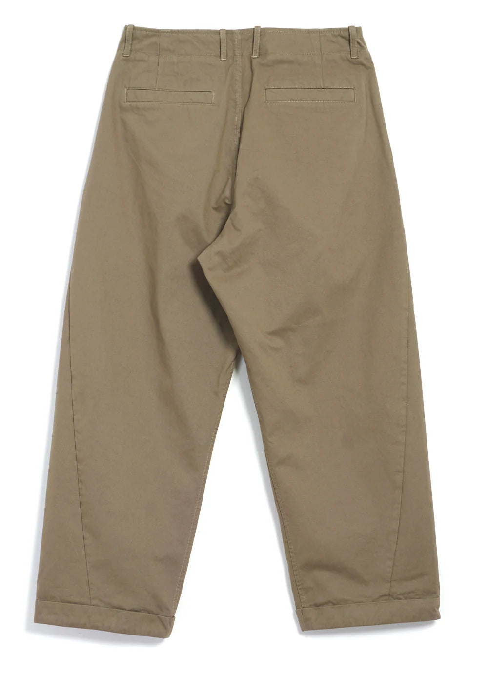 Bobby, Wide Pleated Everyday Trousers, Beige-Bukser-Hansen Garments-Motorious Copenhagen