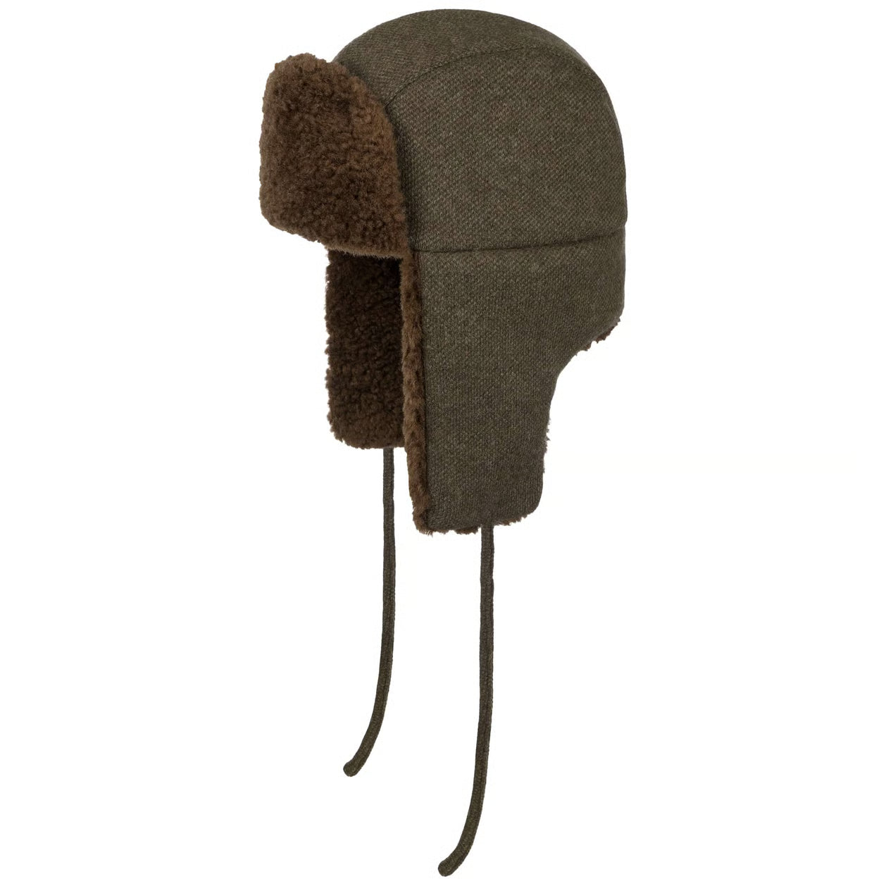 Bomber Aviator Hat, Wool Jersey, Olive-Hatte og Caps-Stetson-Motorious Copenhagen