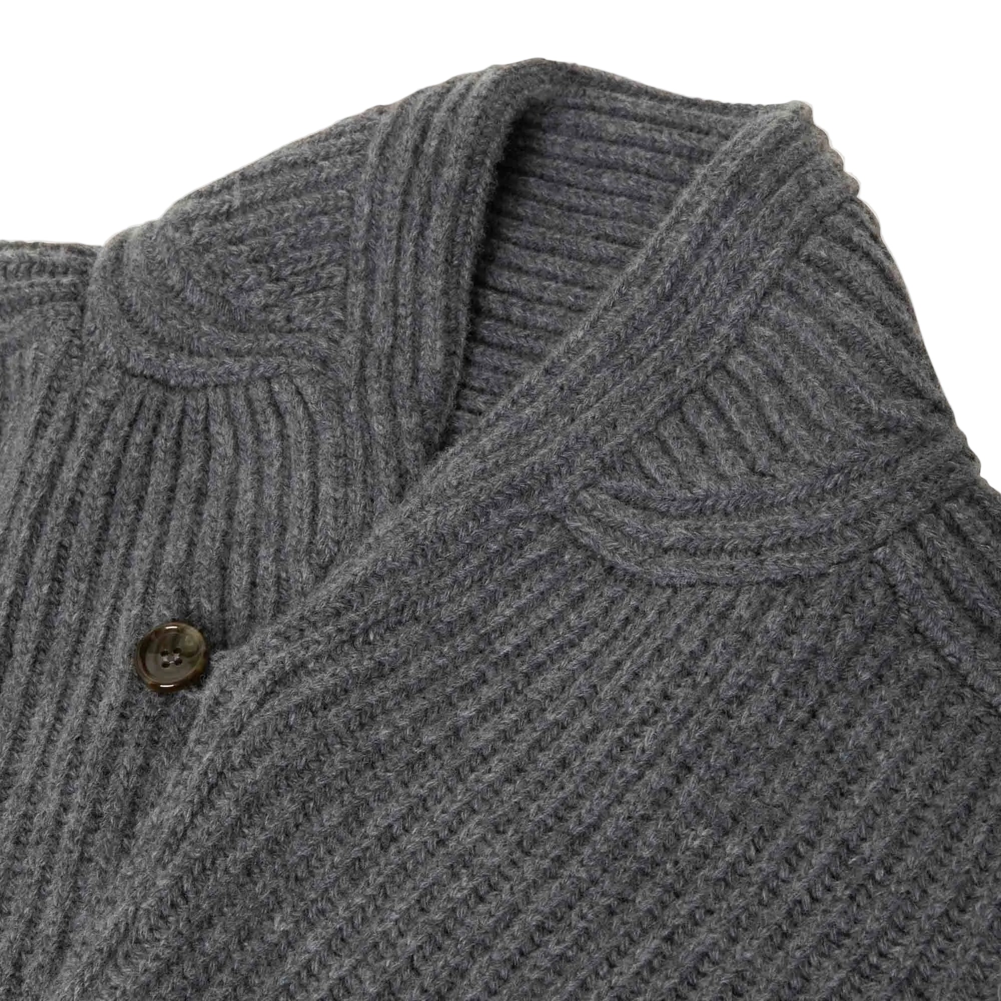 Bristol Cardigan Sweater, Grey Melange-Sweatshirts-Filson 1897-Motorious Copenhagen