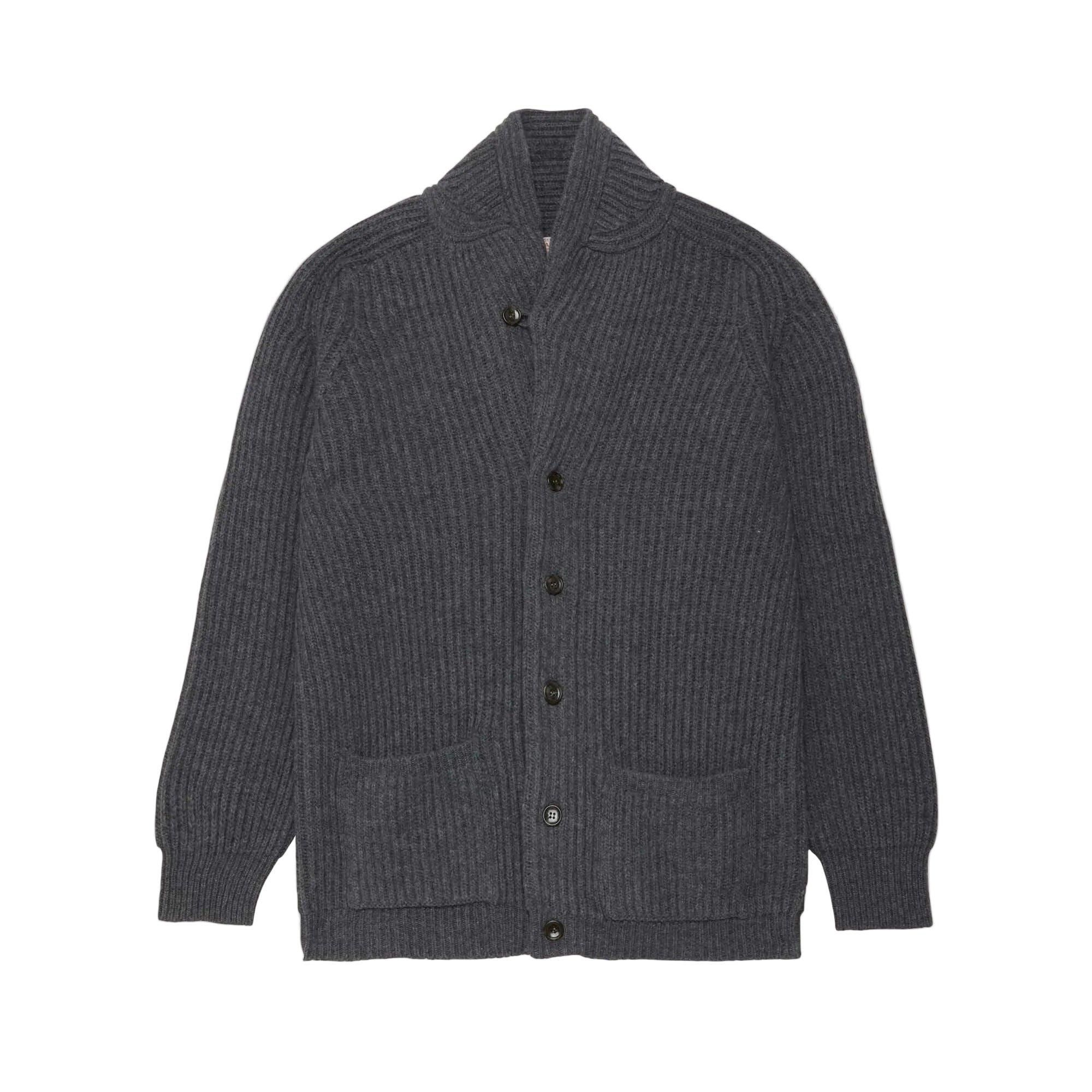 Bristol Cardigan Sweater, Grey Melange-Sweatshirts-Filson 1897-Motorious Copenhagen