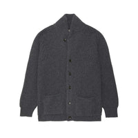 Bristol Cardigan Sweater, Grey Melange-Sweatshirts-Filson 1897-Motorious Copenhagen