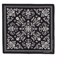 Bunad Bandana, Screen Print, Black-Halstørklæder-Hansen Garments-Motorious Copenhagen