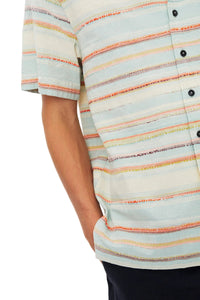 Caleb, Short Sleeve Cabana Shirt, Multicolor-Skjorter-Hansen Garments-Motorious Copenhagen