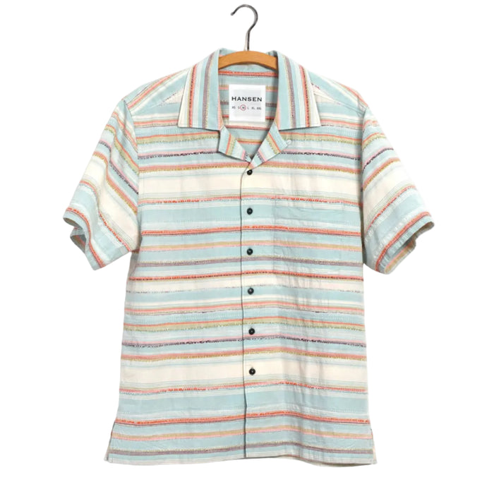 Caleb, Short Sleeve Cabana Shirt, Multicolor-Skjorter-Hansen Garments-Motorious Copenhagen