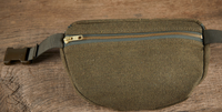 Canvas Hip Bag, Olive-Tasker-Ondura Durable Goods-Motorious Copenhagen