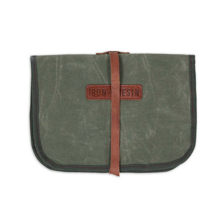 Canvas Tool Roll, Olive-Tasker-Iron & Resin-Motorious Copenhagen