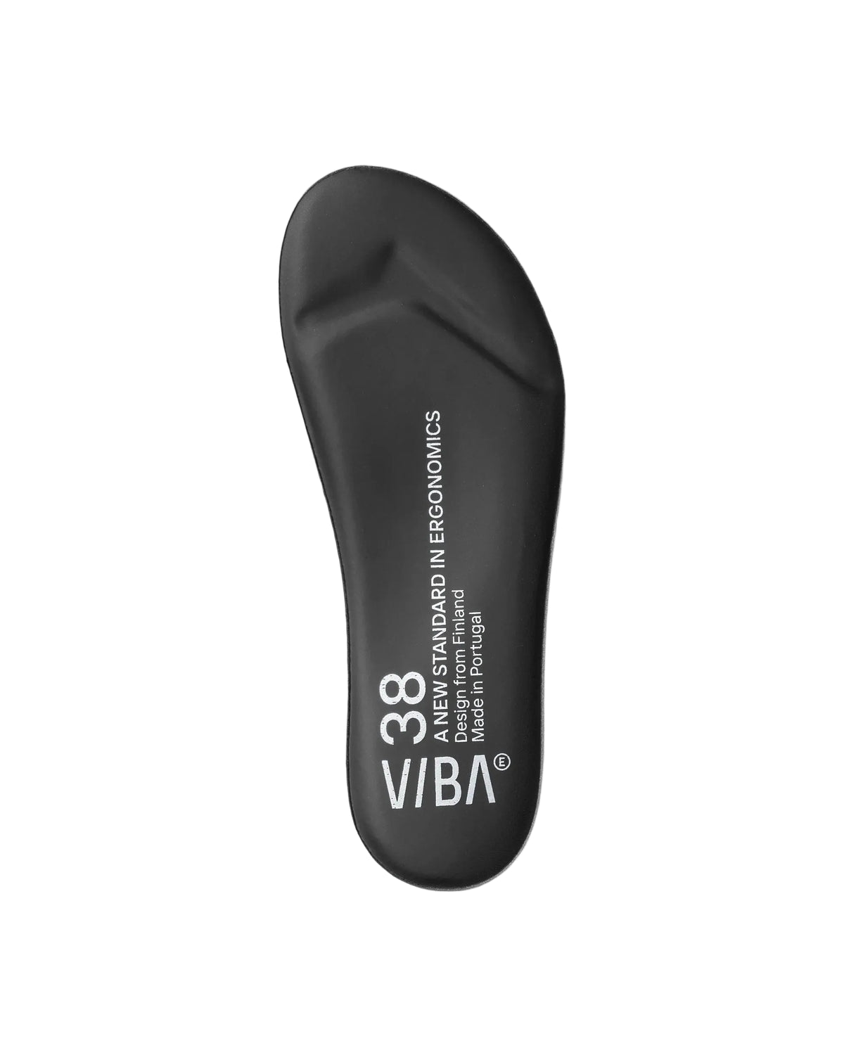 Carbon Step, Leather Footbed, Preto Black-Indlægssåler-Viba-Motorious Copenhagen