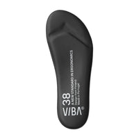 Carbon Step, Leather Footbed, Preto Black-Indlægssåler-Viba-Motorious Copenhagen
