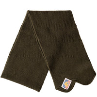 Chilcoot Scarf, Merino Wool, Dark Olive-Halstørklæder-IndigoFera-Motorious Copenhagen