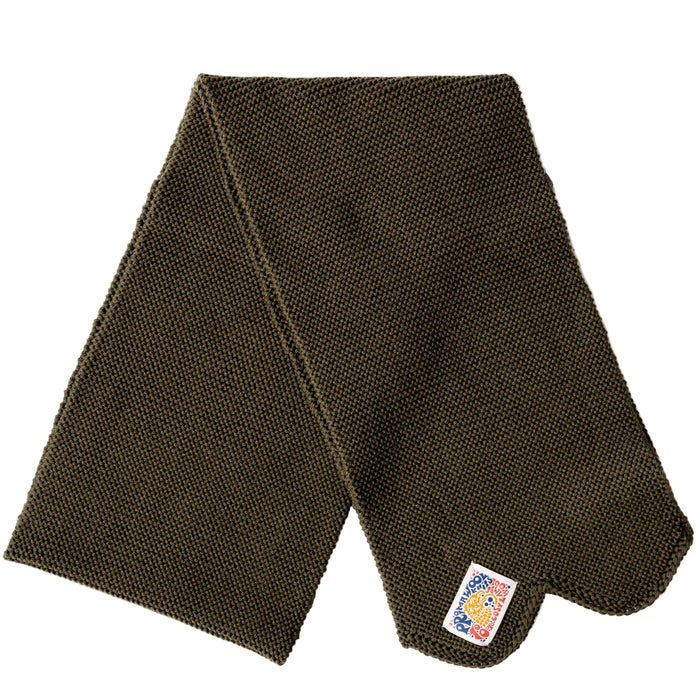 Chilcoot Scarf, Merino Wool, Dark Olive-Halstørklæder-IndigoFera-Motorious Copenhagen