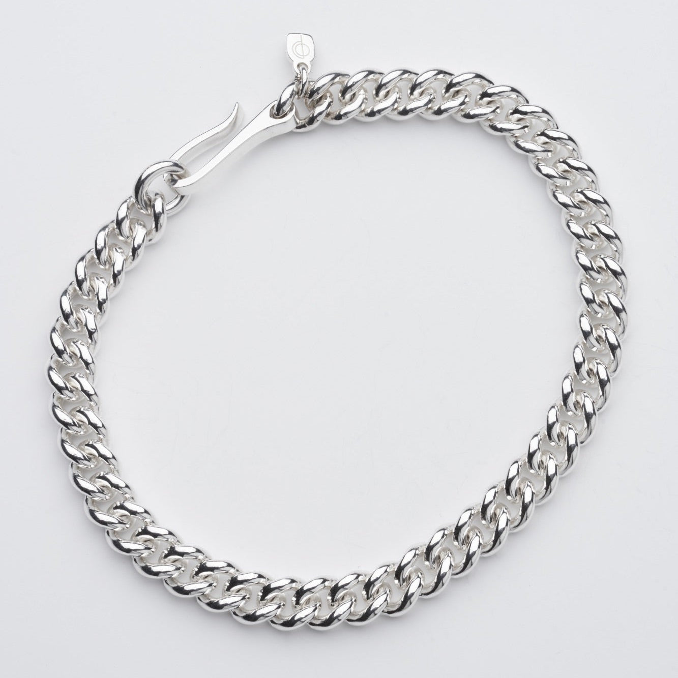 Chunky Hook Bracelet, Silver-Ringe og Halskæder-O.P. Jewellery-Motorious Copenhagen