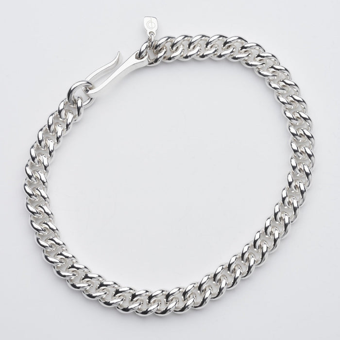 Chunky Hook Bracelet, Silver-Ringe og Halskæder-O.P. Jewellery-Motorious Copenhagen