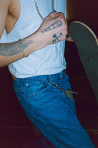 Chunky Hook Necklace, Silver-Ringe og Halskæder-O.P. Jewellery-Motorious Copenhagen