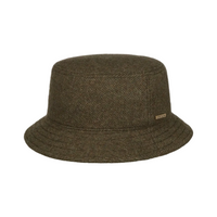 Classic Bucket Hat, Wool, Olive-Hatte og Caps-Stetson-Motorious Copenhagen