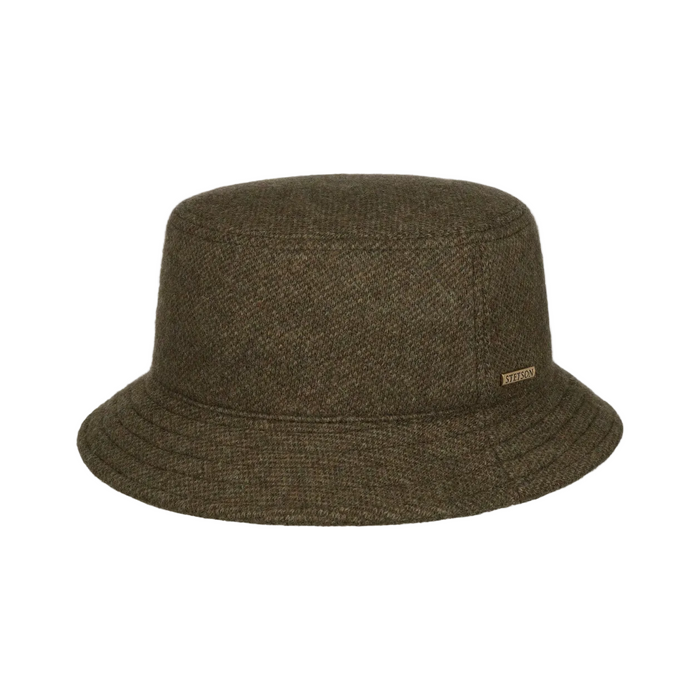 Classic Bucket Hat, Wool, Olive-Hatte og Caps-Stetson-Motorious Copenhagen