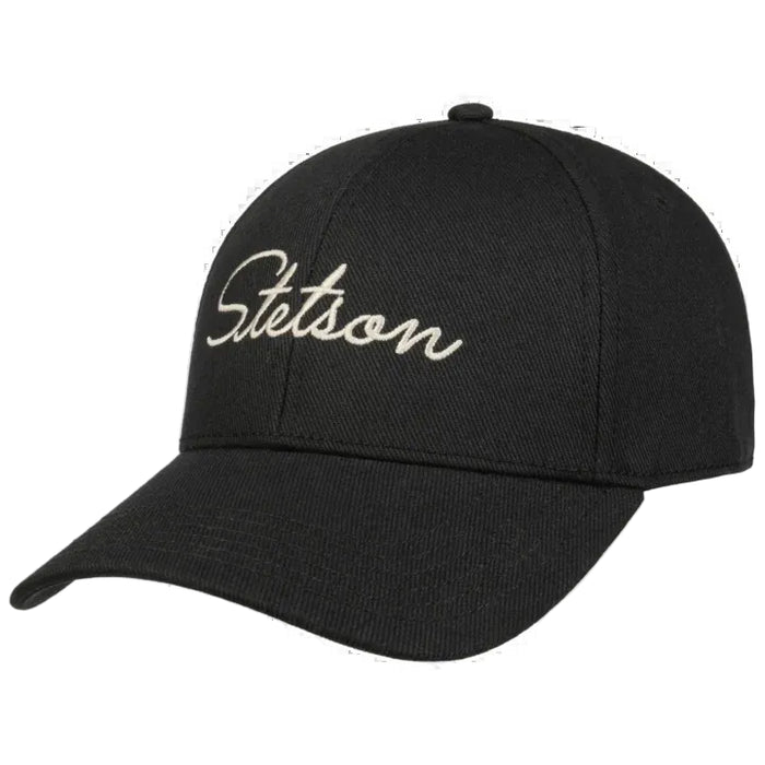 Classic Lettering, Baseball Cap, Black-Hatte og Caps-Stetson-Motorious Copenhagen
