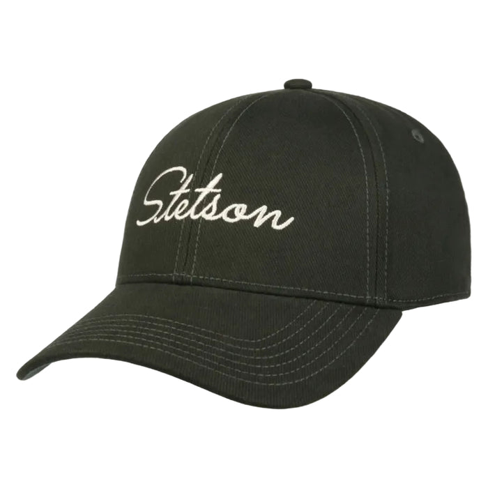 Classic Lettering, Baseball Cap, Green-Hatte og Caps-Stetson-Motorious Copenhagen