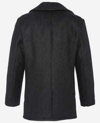 Classic Melton Wool Navy Peacoat, Dark Navy-Jakker-Schott NYC-Motorious Copenhagen