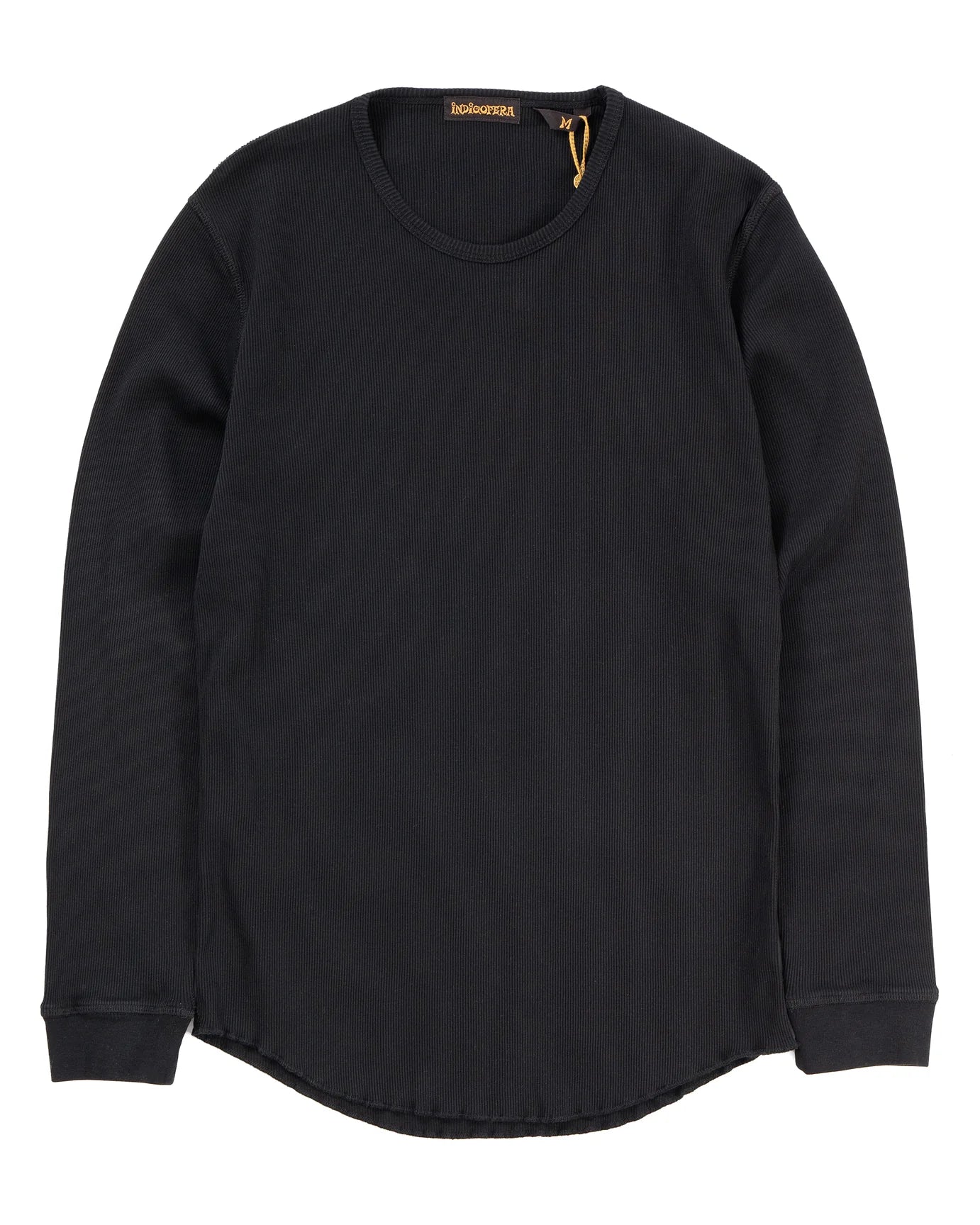 Clyde Long Sleeve T-Shirt, Black-T-shirts-IndigoFera-Motorious Copenhagen