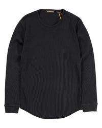 Clyde Long Sleeve T-Shirt, Black-T-shirts-IndigoFera-Motorious Copenhagen