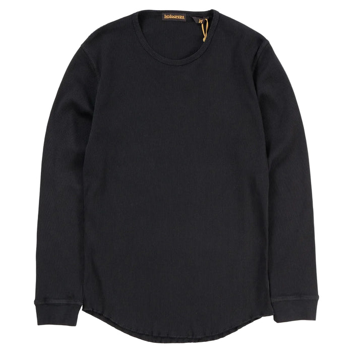 Clyde Long Sleeve T-Shirt, Black-T-shirts-IndigoFera-Motorious Copenhagen