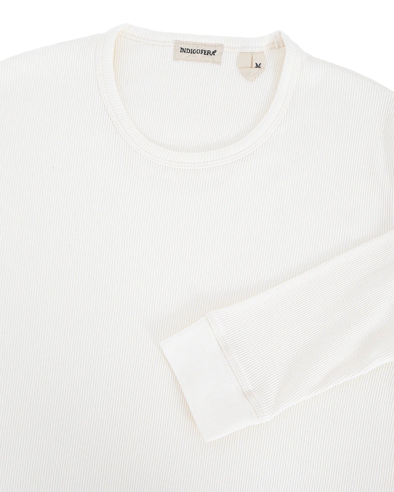 Clyde Long Sleeve T-Shirt, Cocatoo White-T-shirts-IndigoFera-Motorious Copenhagen