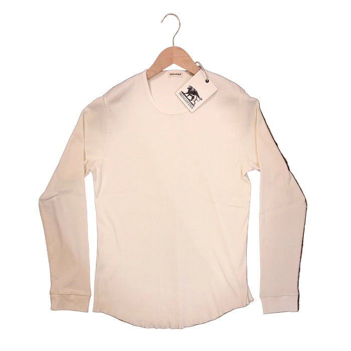 Clyde Long Sleeve T-Shirt, Cocatoo White-T-shirts-IndigoFera-Motorious Copenhagen
