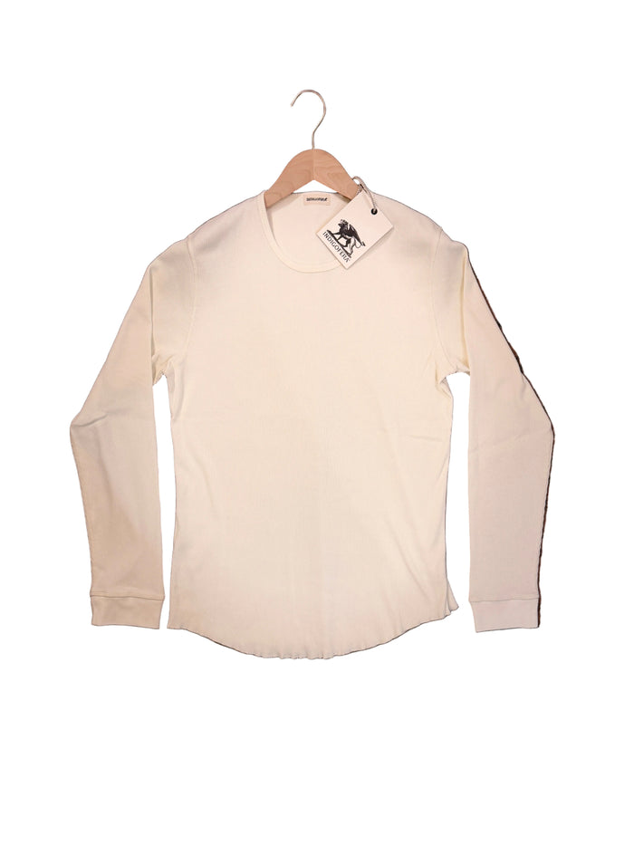Clyde Long Sleeve T-Shirt, Cocatoo White-T-shirts-IndigoFera-Motorious Copenhagen