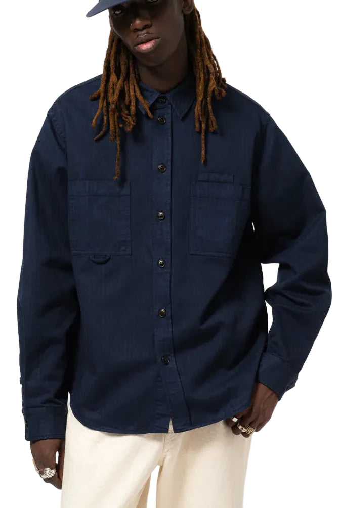 Combat Shirt, Chevron, India Blue-Skjorter-Eat Dust-Motorious Copenhagen