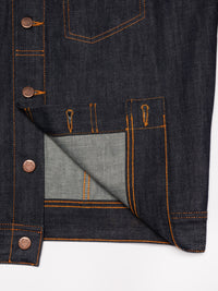 Conny Denim Jacket, Dry Streaky-Jakker-Nudie Jeans-Motorious Copenhagen