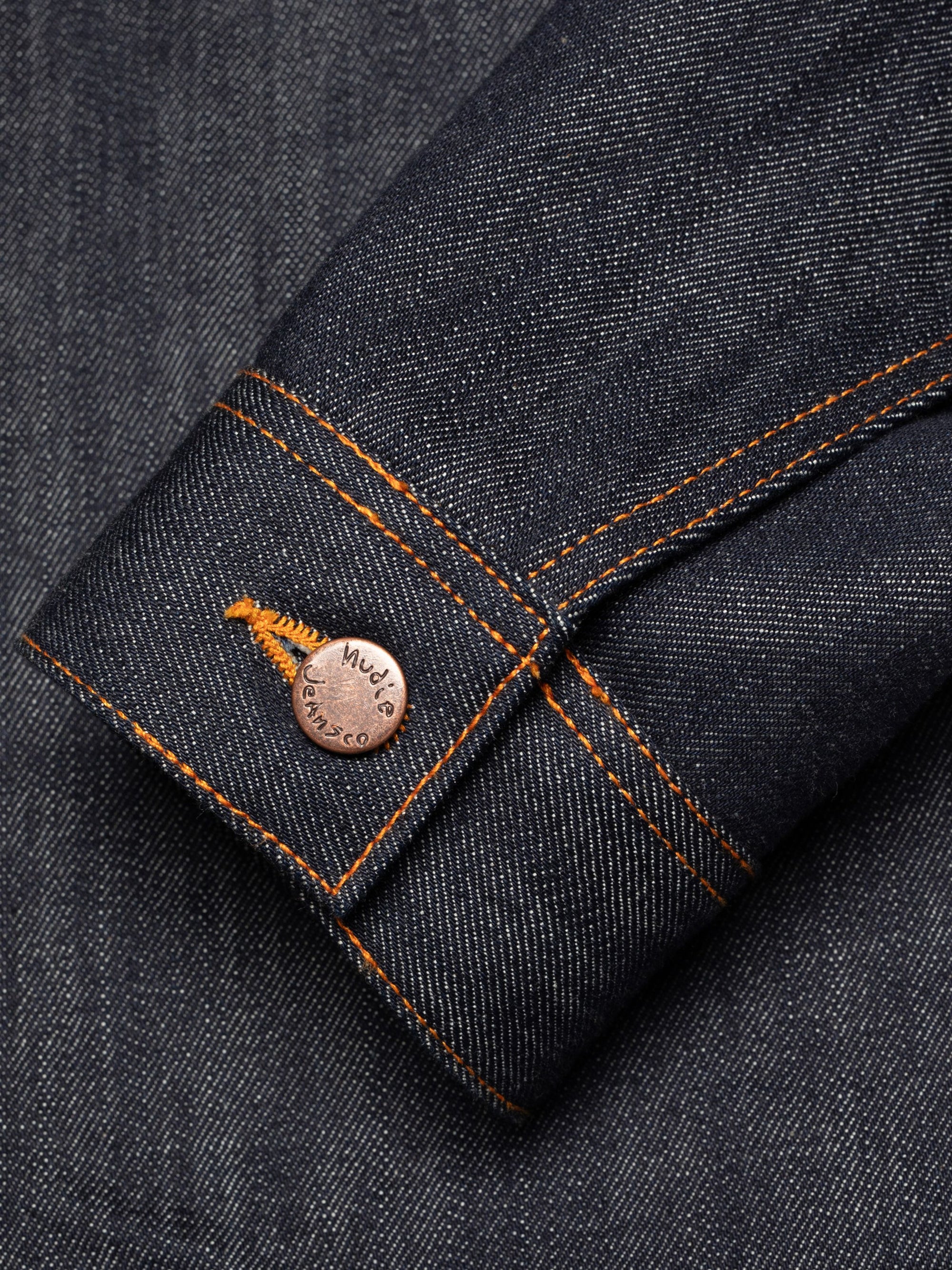 Conny Denim Jacket, Dry Streaky-Jakker-Nudie Jeans-Motorious Copenhagen