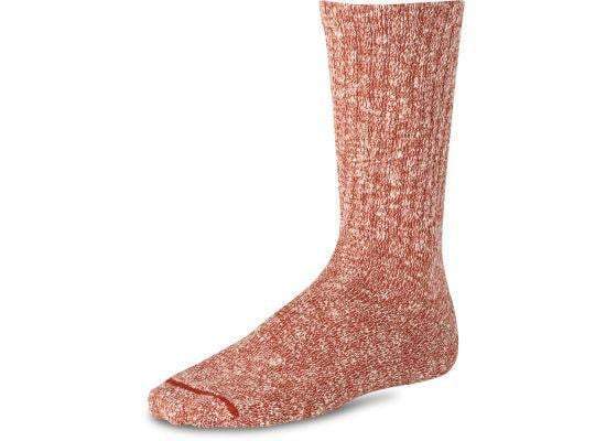 Cotton Ragg sock, Item no. 97646, Rust/White