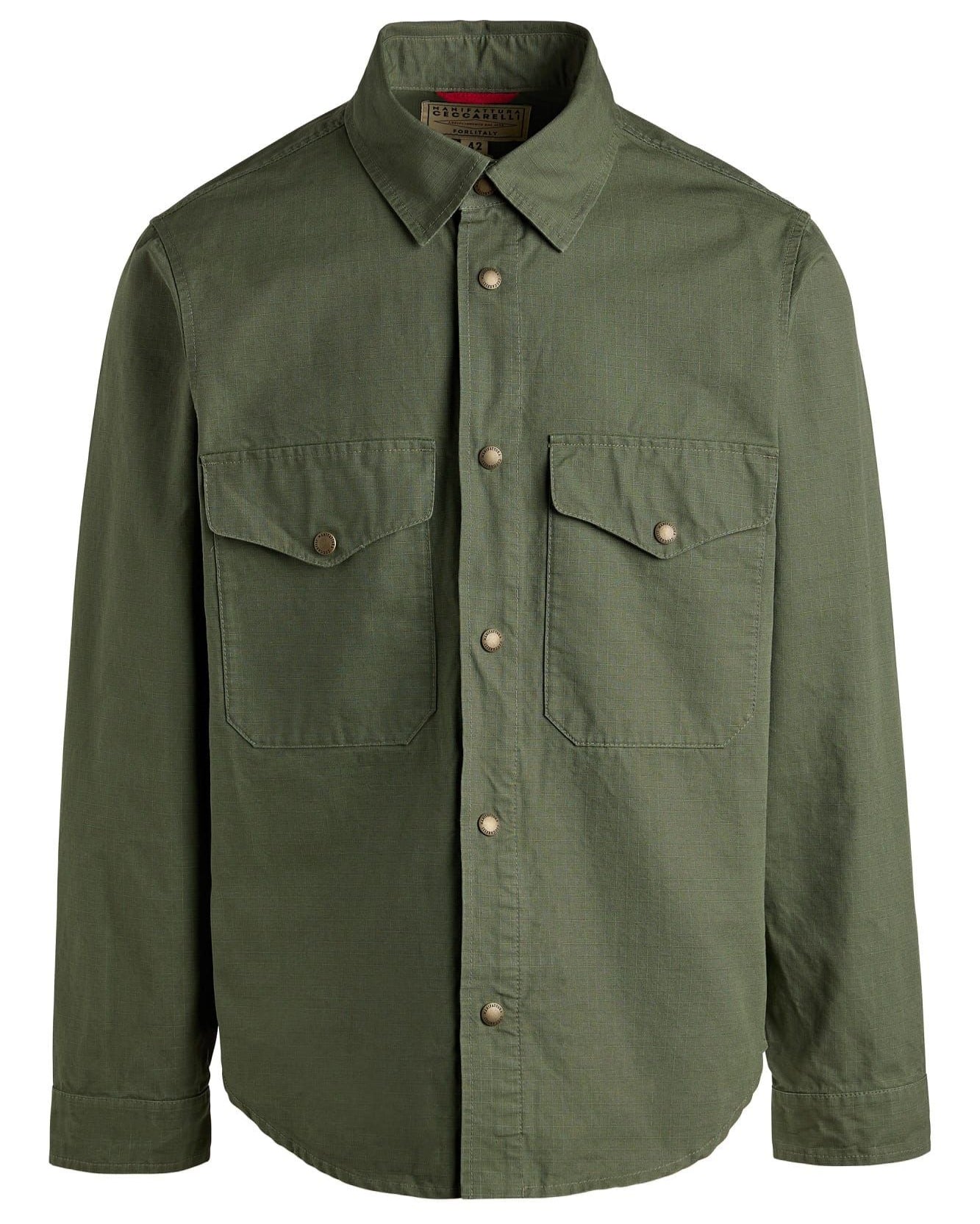 Country Shirt, Olive-Jakker-Manifattura Ceccarelli-Motorious Copenhagen
