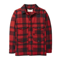 Cruiser Jacket, Mackinaw Wool, Red/Black Plaid-Jakker-Filson 1897-Motorious Copenhagen