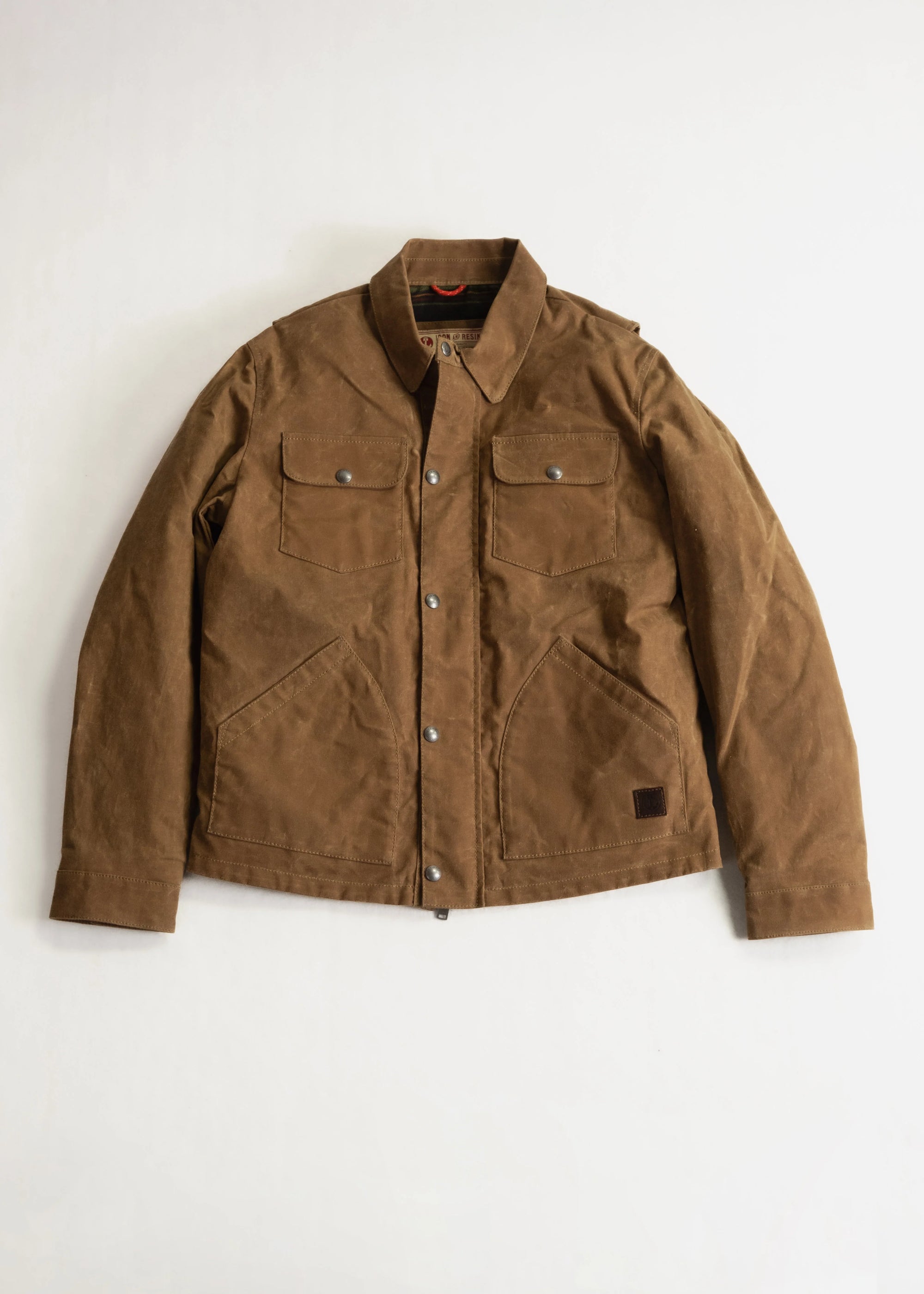 Cruiser Jacket, Waterproof 'Alaska' Canvas, Field Tan-Jakker-Iron & Resin-Motorious Copenhagen