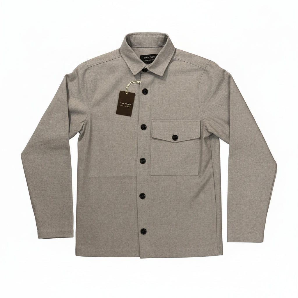 'Made in Denmark' Overshirt, Grå
