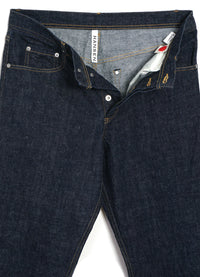DEAN, 13oz Neppy Denim Straight Cut Jeans, Real Indigo-Bukser-Hansen Garments-Motorious Copenhagen