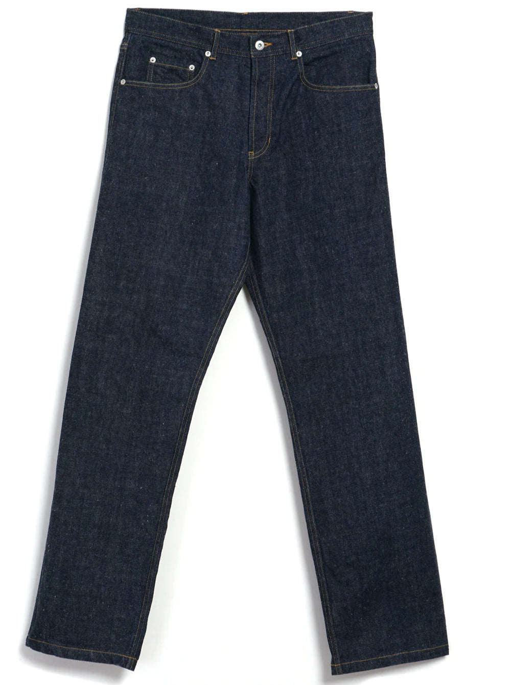 DEAN, 13oz Neppy Denim Straight Cut Jeans, Real Indigo-Bukser-Hansen Garments-Motorious Copenhagen