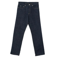 DEAN, 13oz Neppy Denim Straight Cut Jeans, Real Indigo-Bukser-Hansen Garments-Motorious Copenhagen