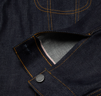 Danny Ace, Selvage Denim Jacket, Dry Blue-Jakker-Nudie Jeans-Motorious Copenhagen